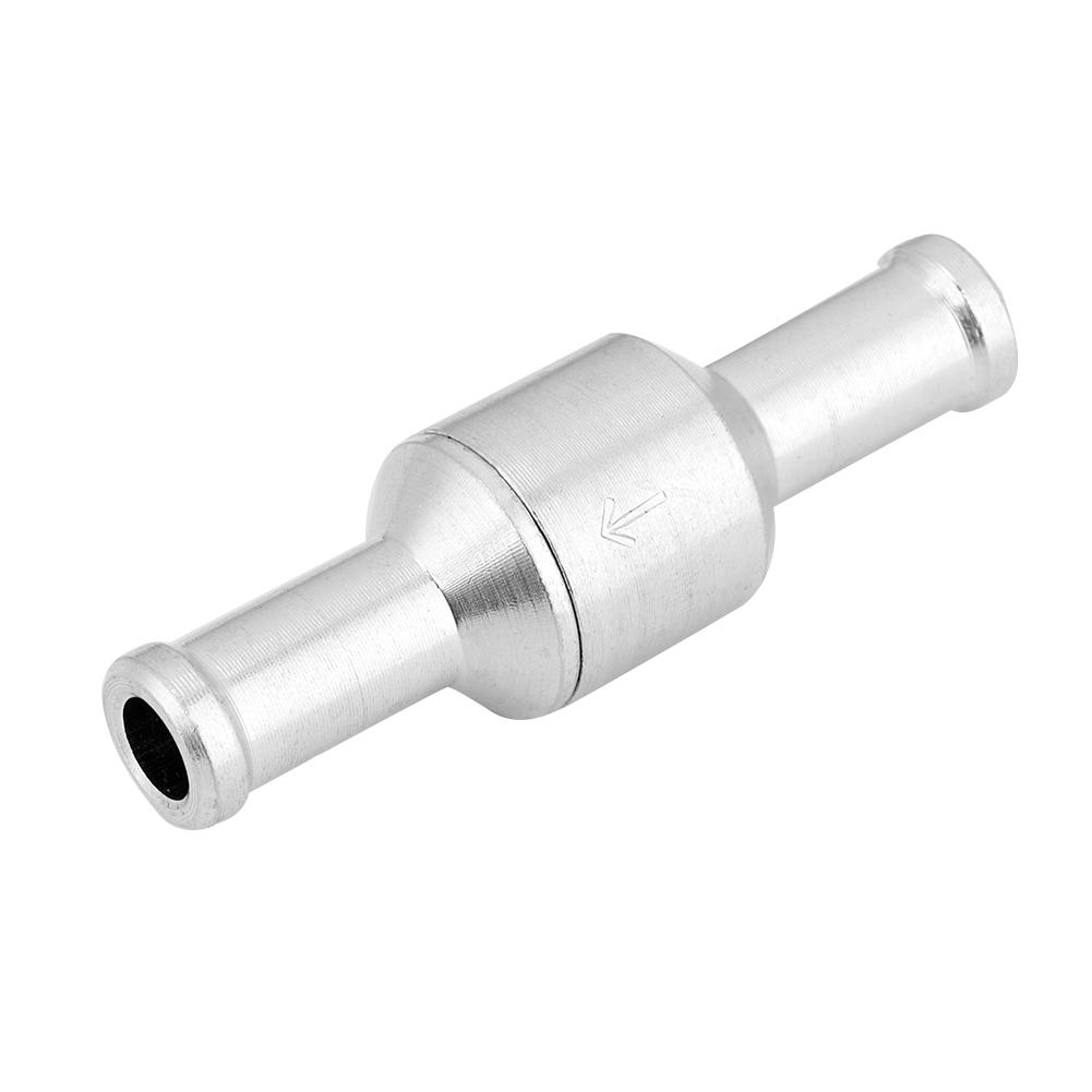 Step Aluminium Inline Straight Check Valve Fuel Diesel Gas Liquid Air One Way Non Return