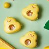 Duck Theme Auto Toothpaste Dispenser Wall Mounted Bathroom Organizers Toothbrush Holder For Kids Adults Home Essential