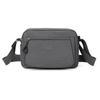 Sac bandoulière léger en nylon pour hommes femmes Sac messager décontracté à bandoulière avec poches zippées