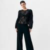 Beverly Long-sleeved Lace Blouse Women