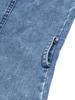 Women's Sleeveless A-Line Denim Dress with Lapel and Waist-Cinched Design