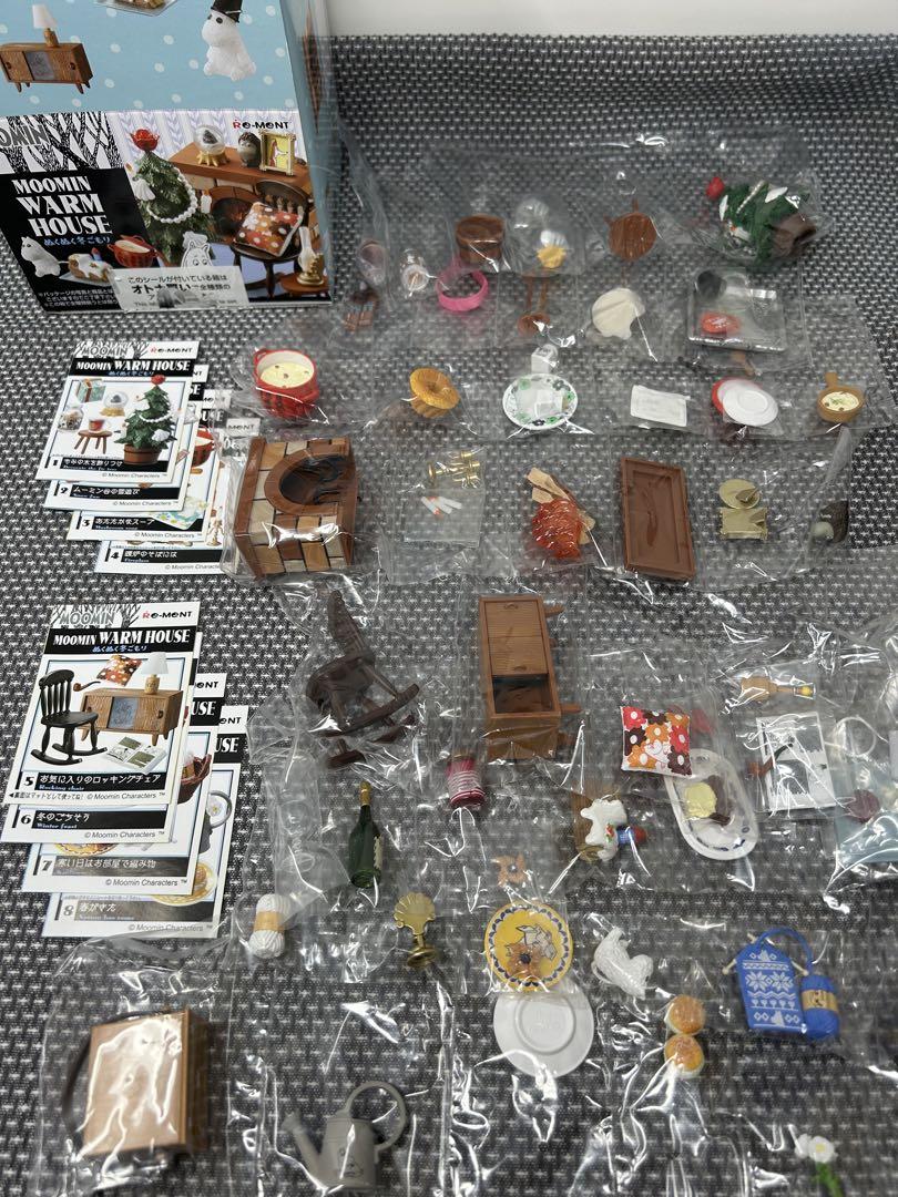 

[Б/У] Re-ment Муми-тролли Теплый дом Муми-тролли Теплые зимние игрушки, 8 видов