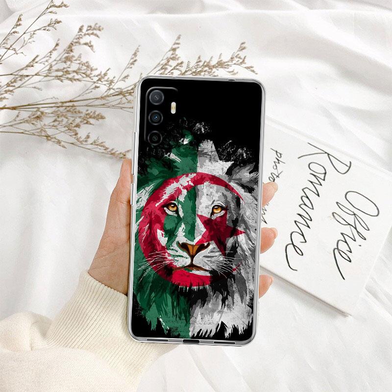 IK3 Algerischer Reisepass Flagge Transparente Handyhülle für Samsung Galaxy A04 A04S A14 A23 A34 A54 M23 M33 M52 M53