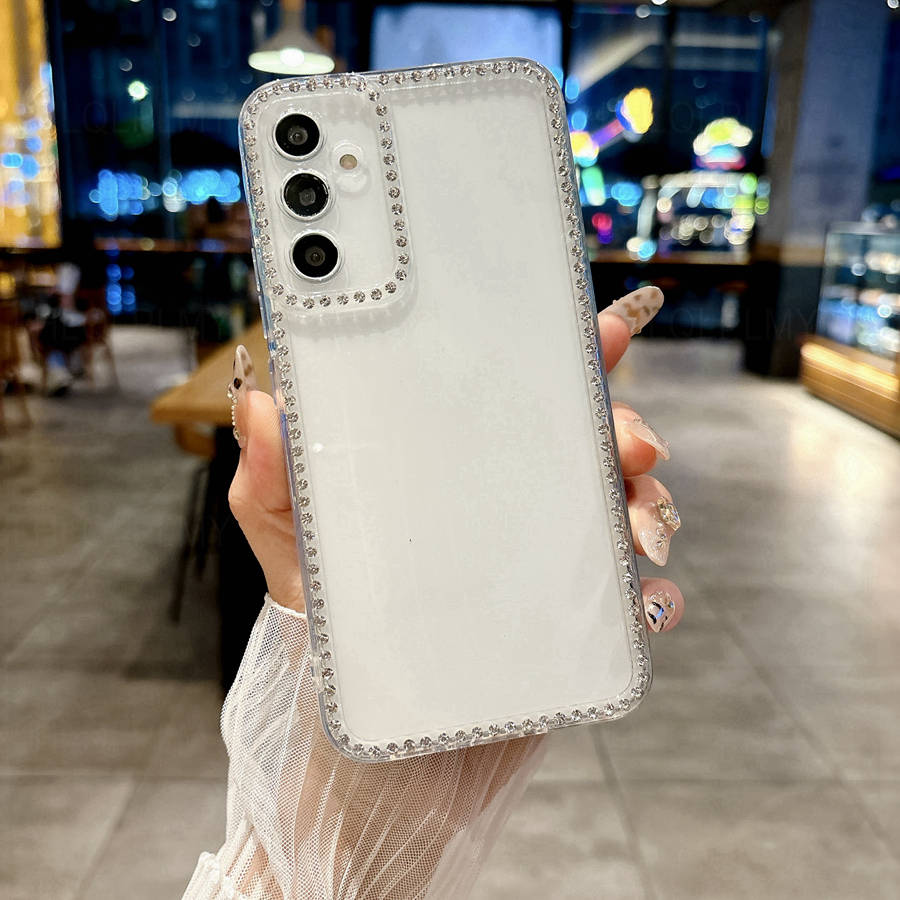 

Прозрачный чехол с градиентом, блестками и бриллиантами для Samsung Galaxy A17 A16 A26 A36 A56 5G Xiaomi Redmi Note 14 13 Pro Apple iPhone 16 17 Мягкая блестящая накладка на телефон iPhone 13 Pro чистый
