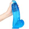 Female Oversized Dildo Color Transparent Simulation Dildo Penis Adult Erotic Sex Products