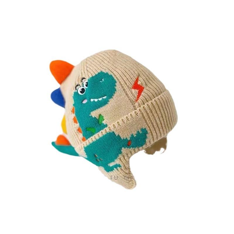 Kinderhüte Herbst und Winter Jungen niedlich super niedlich gestrickte Wollmütze Mädchen winddichte Ohrenschützer Baby verdickte warme Mütze