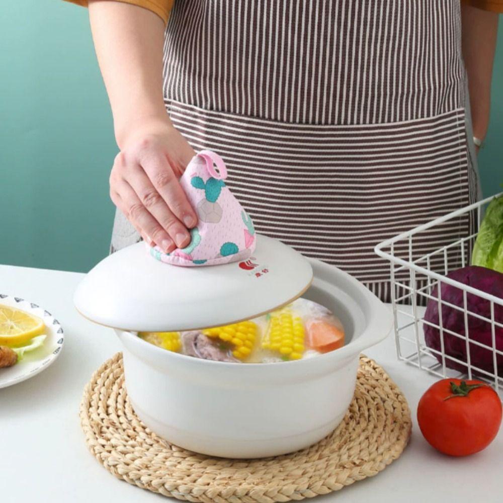 Insulation Pot Handle Cloth Cover Pot Holder Pot Cover Anti-Scalding Pot Triangle Hat  Kitchen