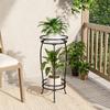 Bamworld Flower Stand, 2-Tier Indoor Plant Stand, Planter Stand, Outdoor Plant Stand, Pot Stand, Garden, Balcony, Stylish