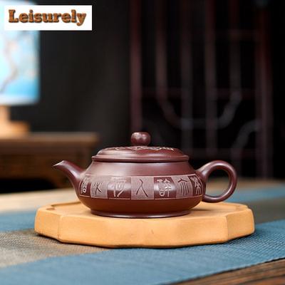 180ml Estetické Yixing Kanvičky z Fialovej Hliny Ručne Vyrábaná Otvorená Pec Hrnček Surová Ruda Kamenná Červená Blato Rýchlovarná Kanvica So Sitkom Zisha Čajová Súprava Čaj