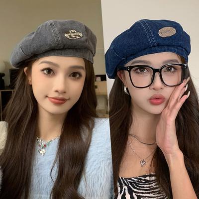 Fashion Autumn Woman Beret Hat Ladies Outdoor Windproof Hats for Women Winter Casual Sun Protection Cap