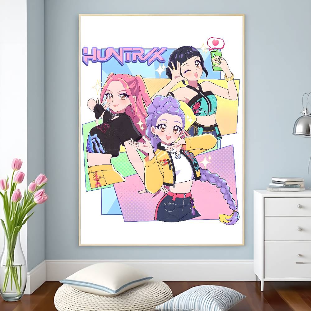KPop D-Demon H-Hunters plakát HD samolepicí voděodolné plakáty všestranná dekorace do domácností, barů, hotelů a dalších věcí