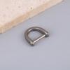 Titanium D Ring Key Shackle U Shape Key Ring Horseshoe Clasp For Car Fob Diy Leather Key Organizer Keychain
