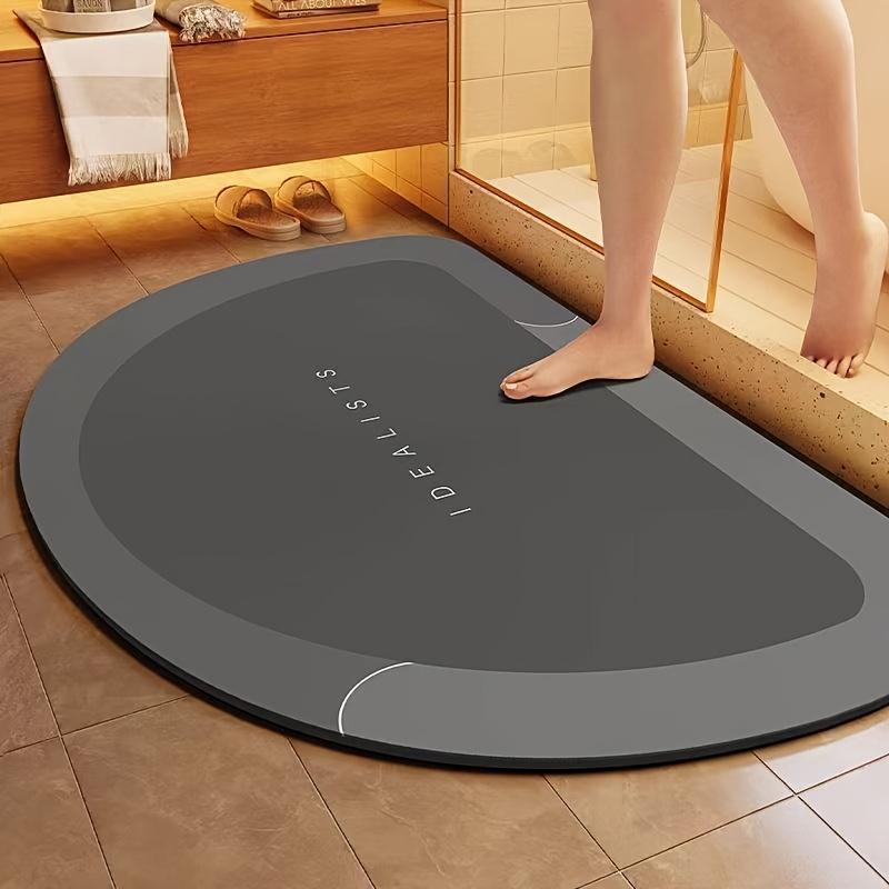 1pc Ultra-Absorbent Quick-Dry Bath Mat Soft Non-Slip Bathroom Rug for Shower, Bathtub & Doorway Home Decor Bath Mats for Bathroom