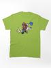 Super Smash Bros. Jumping through the galaxy with Mario Classic T-Shirt