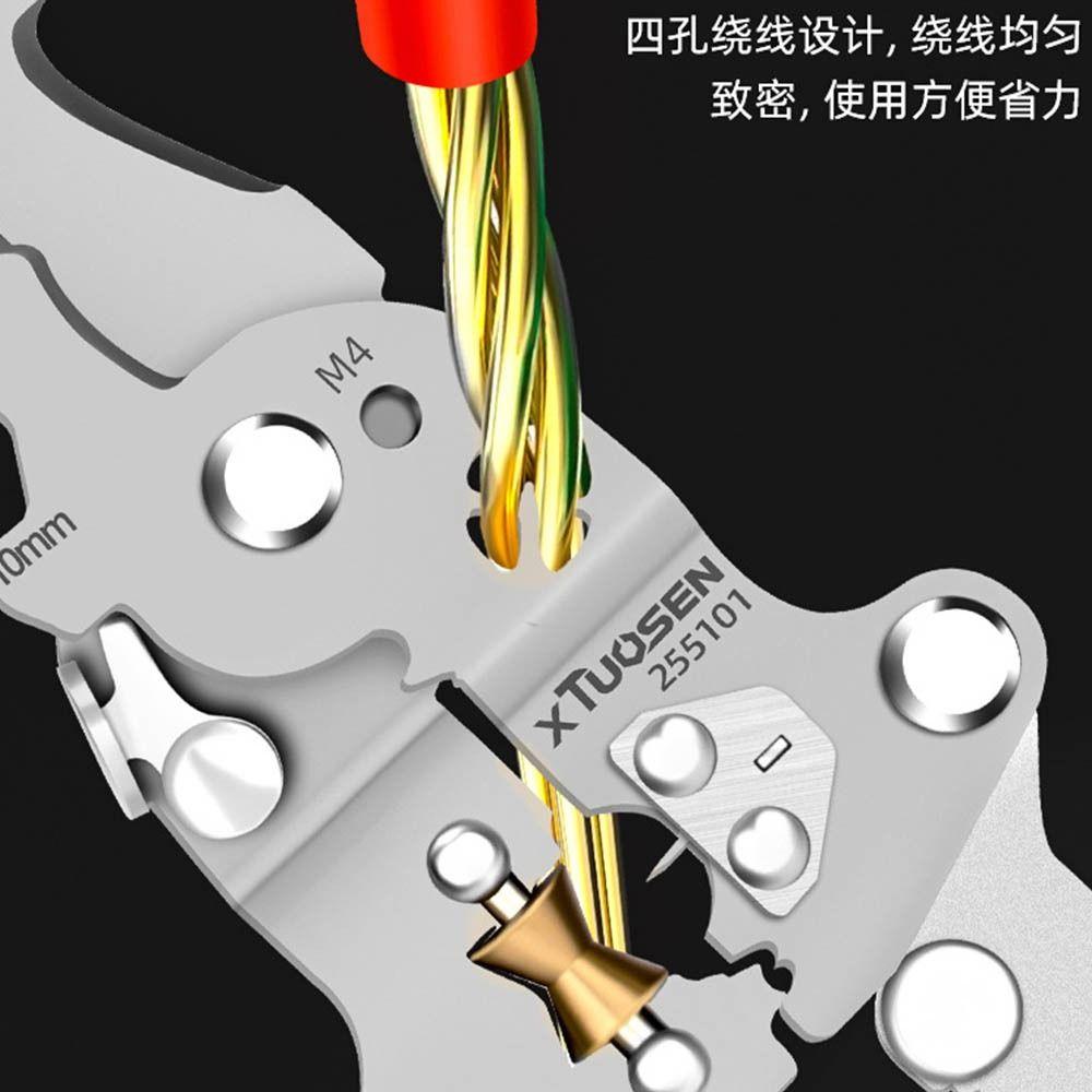 Voltage Testing Electrician Stripping Plier Cable Cutting Wire Stripper  Splitting