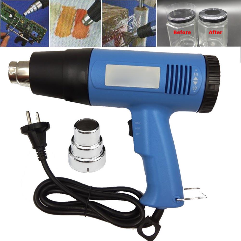 Buy 220V 1500W Electric Heat Tool 60650 Degree Temperature Adjustable Hot Air at affordable
