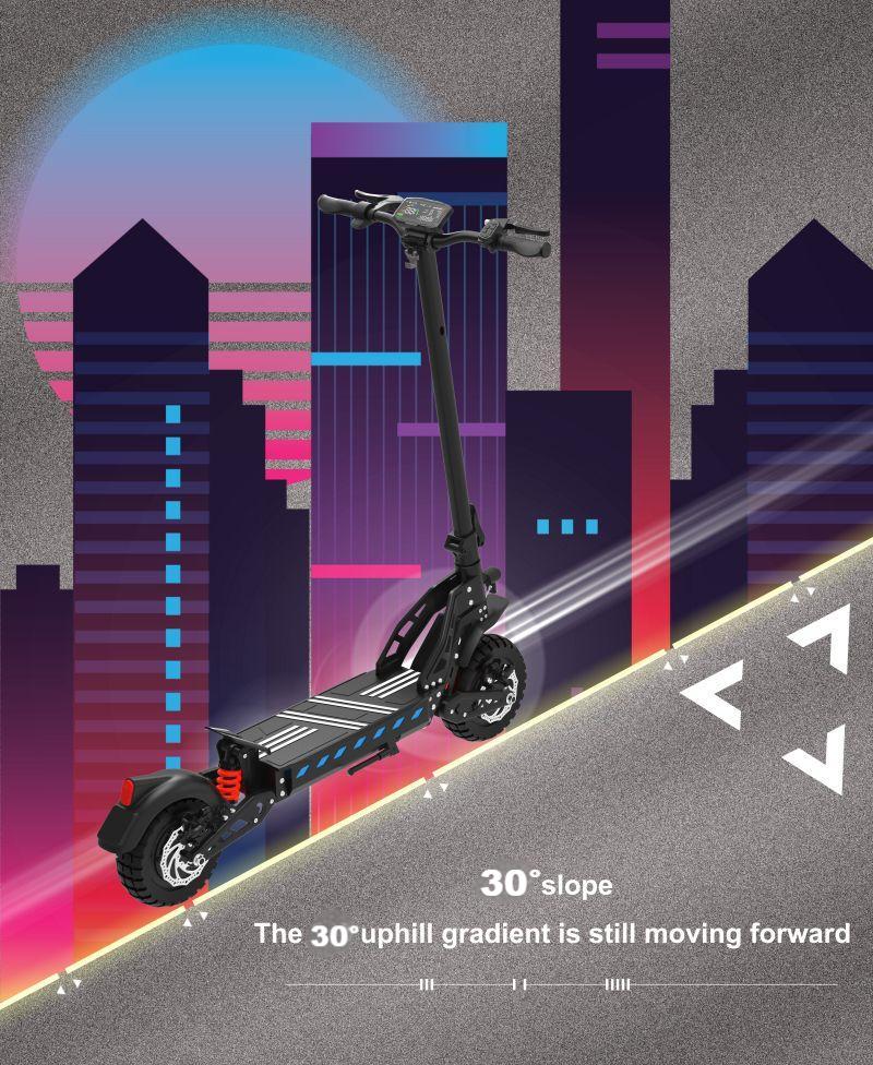 DriveTron DT10 Adult Electric Scooter, 31 Mph, Dual Disc Brakes + EABS, Dual Spring Suspension, NFC,48V 15.6Ah 1000W