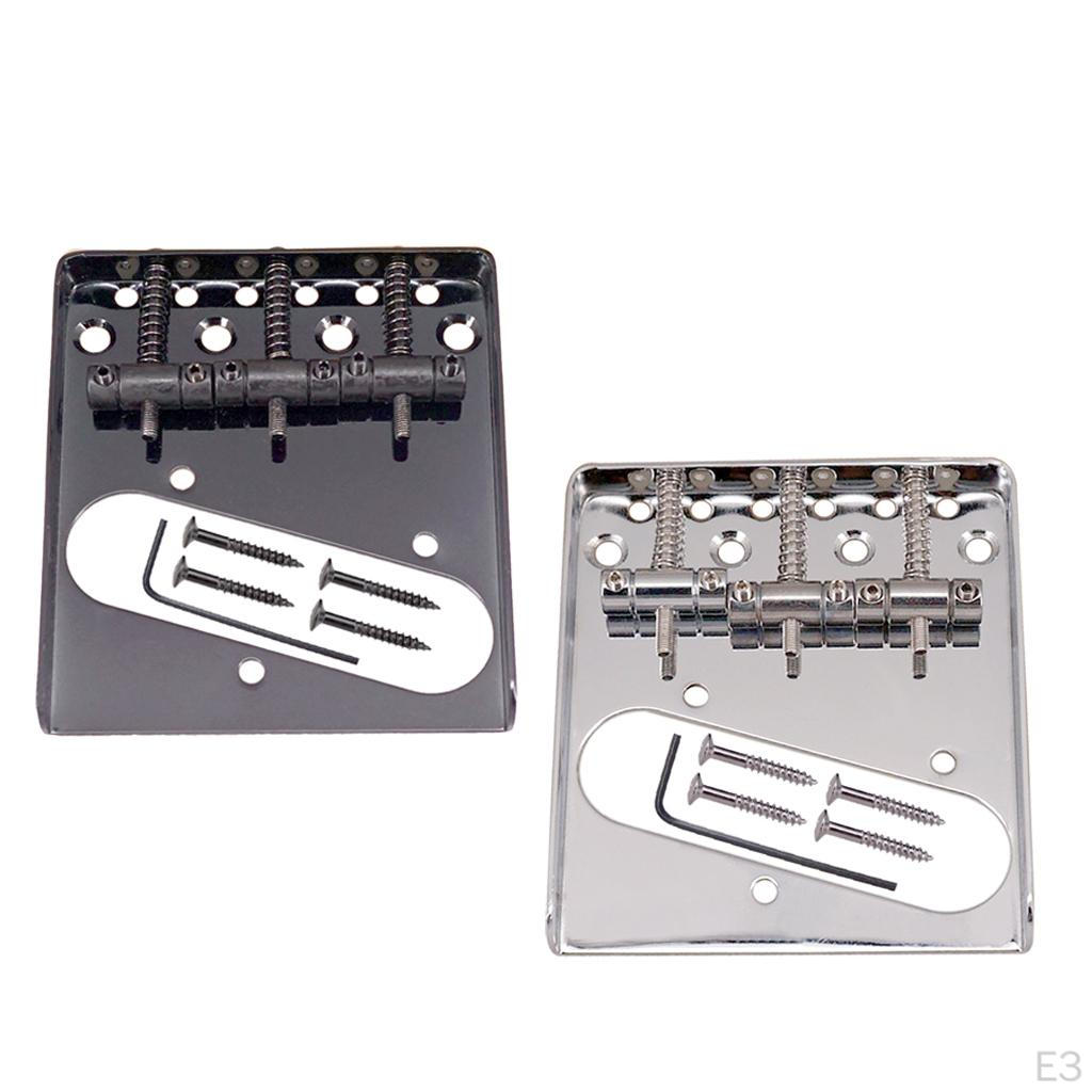 3 Saddles Bridge with Pickup Hole for Electric Guitar