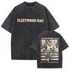 Washed Vintage Rock Band Fleetwood Mac Graphic T-shirt Stevie Nicks T Shirt Rumours T Shirts Men Women Gothic Oversized T-shirts