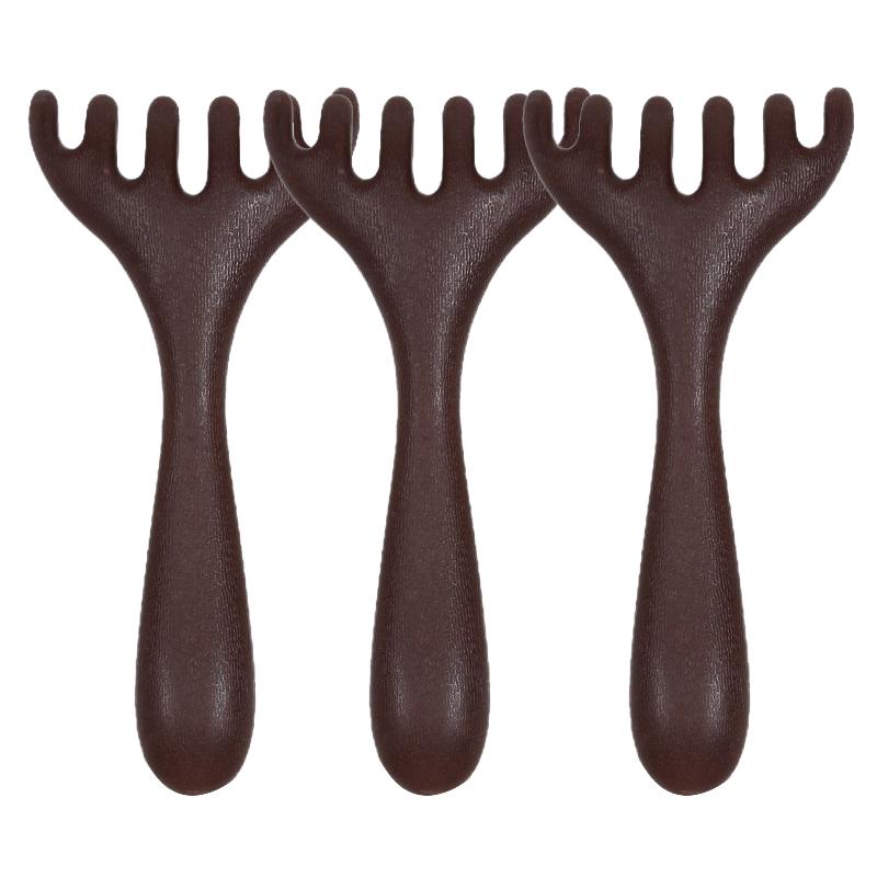 Meridian Massage Comb Anti-static 6-Claw Head Massager Promote Blood Circulation Body Gua Sha Tool Head Massage Brush