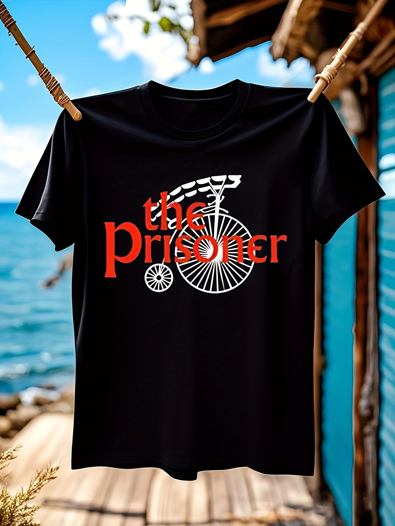 The Prisoner Graphic Tshirt 100% Cotton Crew Neck Tee wit... XL