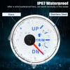 HD 52mm Boat Marine Trim Meter UP-DN Trim Tilt Indicator Meter 2 Inch Trim Gauge 7 Colors Backlight for Inboard Outboard Engine