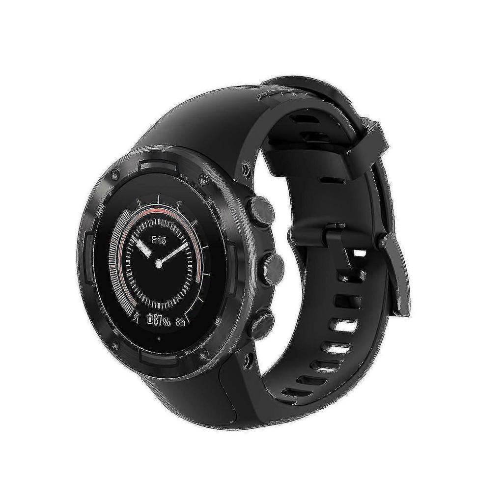 Ersatzarmband kompatibel mit Suunto 5 - Silikon Sportuhrarmband