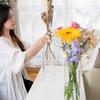 Splenno Large Glass Vase, Transparent, Large Glass Flower Vase, Cylinder, 30cm, Stylish (12x30cm)