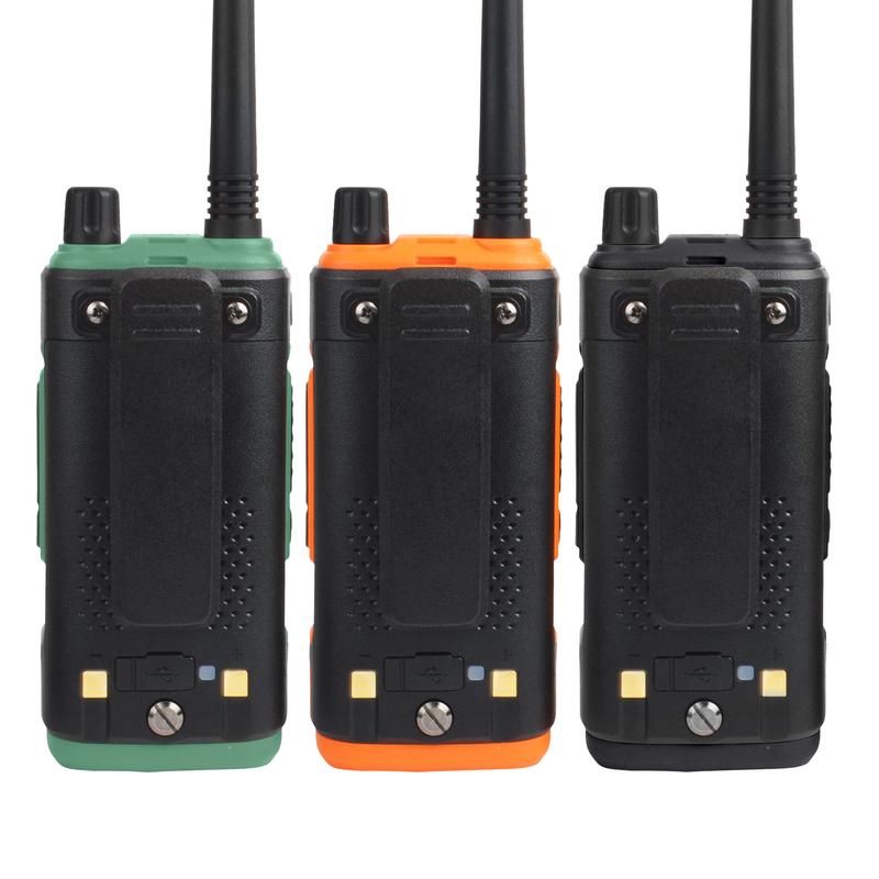 GPS Air Band Walkie Talkie Five Bands Receive Tri-Band Transmit FM Two Way Radio UV-17 Pro GPS