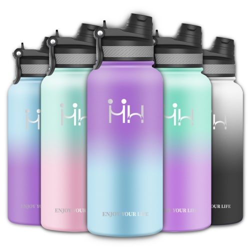 

ASAKA 1 Liter Stainless Steel Water Bottle, Insulated, Large Capacity, Direct Drinking Capacity, Thermal Insulation, Carbonated Drinks Compatible, Vac