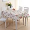 Waterproof And Oil-Proof Tablecloth Square Leave-In Tablecloth Round Peva Printed Dining Table Cloth Rectangular Coffee Table Cloth Custom