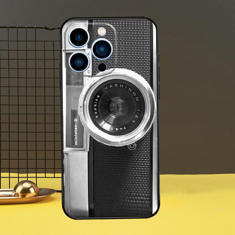 Retro Classic Vintage Camera Phone Case For iPhone 13 12 14 11 15 Pro Max Plus Mini 7 8 SE 2020 2022 X XR XS Max Cover