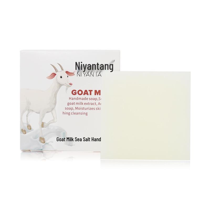 Savon Nettoyant Profond Sel Marin Écologique & Lait de Chèvre - Doux pour les Enfants & les Femmes Enceintes