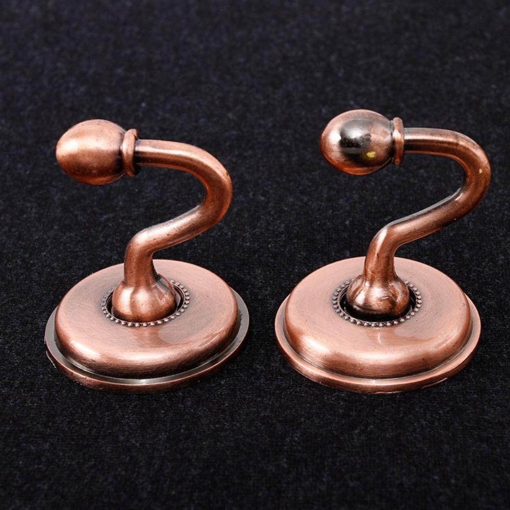 2pcs Vintage Tieback Wall Hooks Pommel Wall Hat Coat Hangers For Window Wall Art