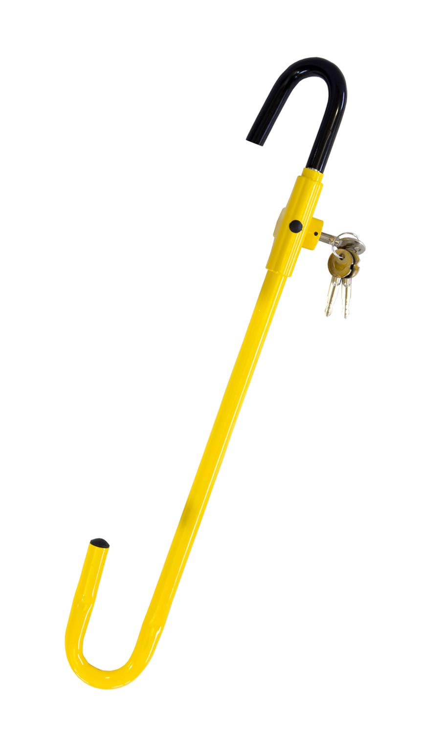 

Courage Car Brake Pedal Steering Wheel Lock with Special Easy-to-Install Anti-Theft & Key, Steel, Yellow, KS-101
