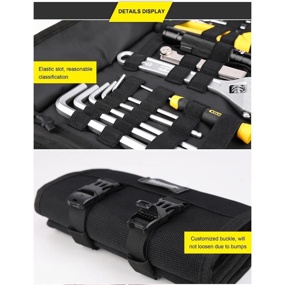 Borsa per attrezzi per moto Borse laterali per motore portatili Borsa per attrezzi laterali Borsa per riparazione da viaggio all'aperto