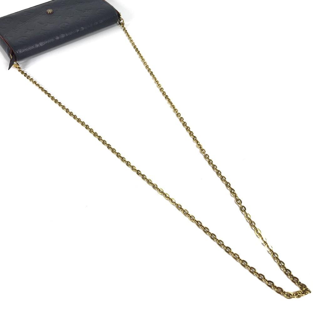 Louis Vuitton M64099 MonogramEmpreinte Pochette-Felicie Crossbody Long Wallet