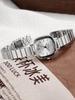 Fashion trend versatile alloy material square dial women's quartz wrist watch, suitable for Christmas, Thanksgiving gift