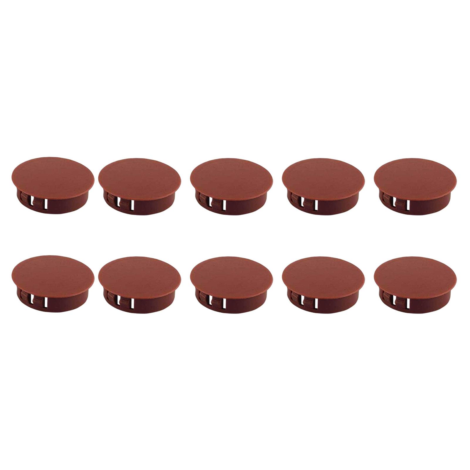 

10 шт. Легко устанавливаемая заглушка для отверстий в панелях для мебели Мебельные отверстия Красивые стулья ПП Защита от кражи Установка двери