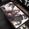 Mouse Pad Anime Naruto Itachi Uchiha Gaming Accessories Mousepad Gamer PC Completo Computer Keyboard Pad Carpet Desk Mat Varmilo