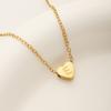 1 PZ Cavigliera a Catena Link in Acciaio Inossidabile Colore Oro Gioielli da Donna Cavigliera con Lettera Iniziale A-Z Cuore per Accessori da Donna