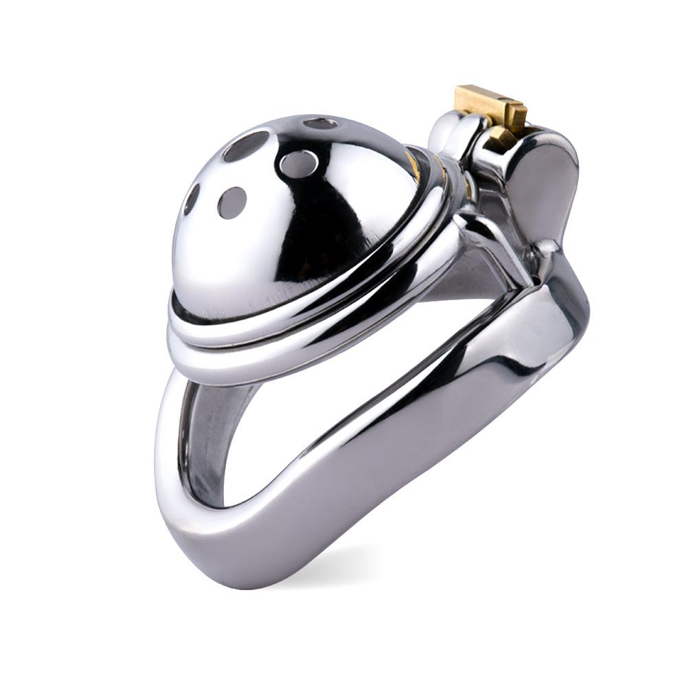 FRRK Hemisphere Chastity Cage Cock Sleeve Avoid Erection Penis Rings Sex Games Erotic Toys Goods for Adults