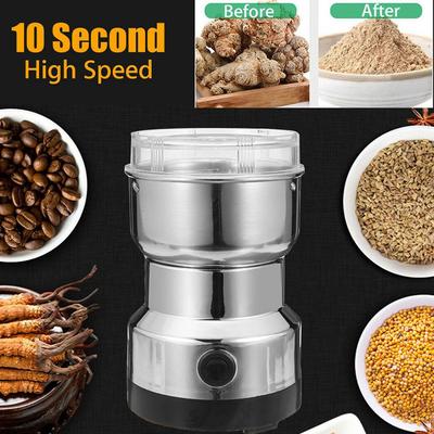 Compact European & US Standard Spice and Coffee Grinder