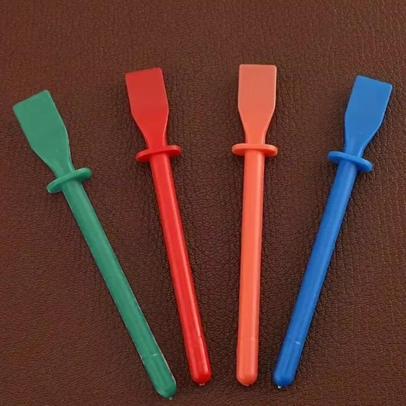 20pcs Glue Spreaders,Polypropylene Glue Smear Sticks Applicator, Painting Scrapers For Handmade DIY Art Leather Craft Tool