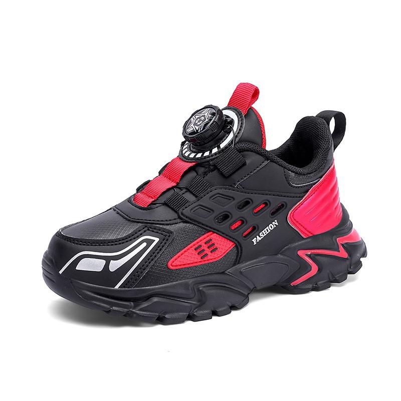 Sneakers Spring Breathable Sneakers Lightweight Mesh Sneakers Medium Older Boys New Rotary Buckle 2025