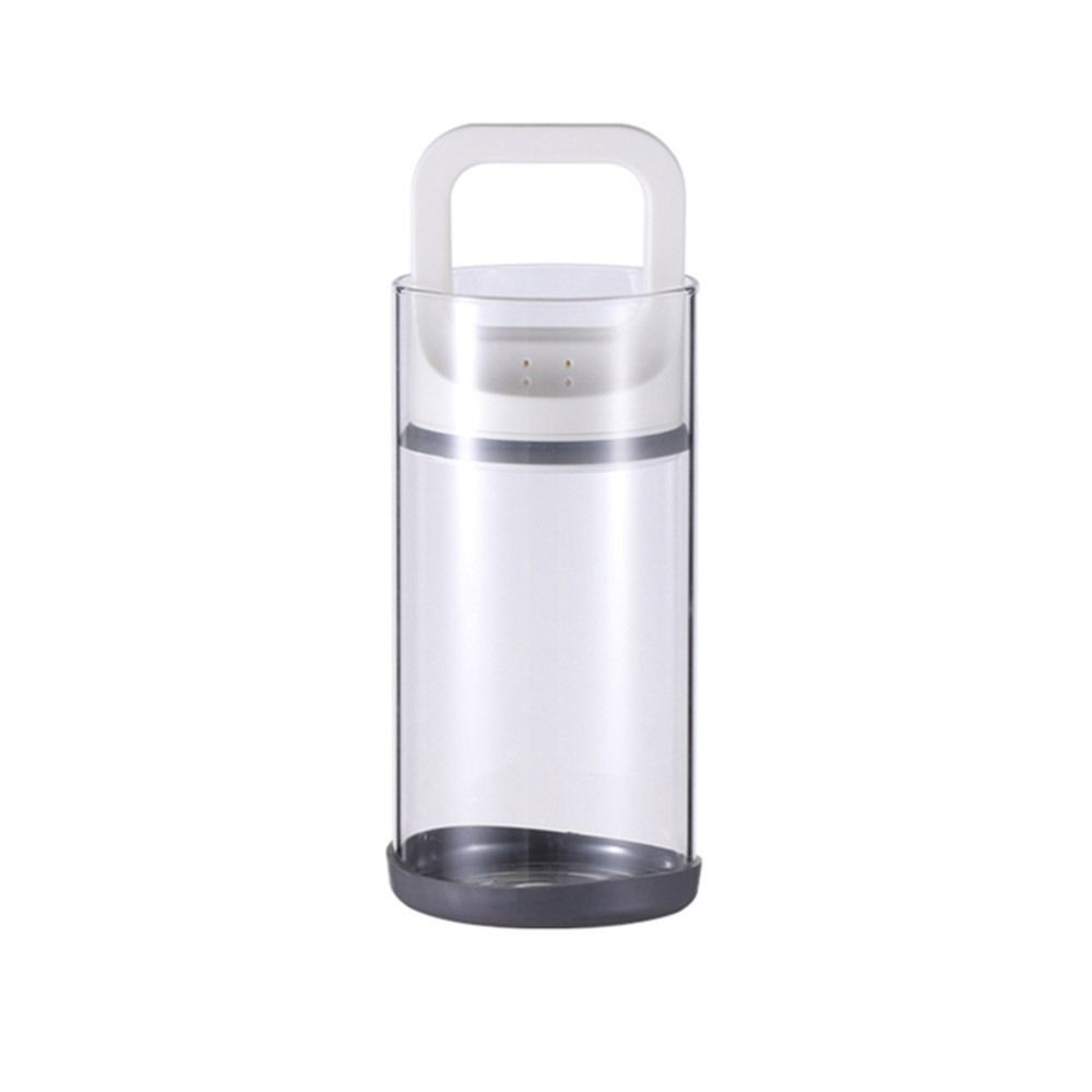 

Sealed Glass Airtight Canister Vacuum Kitchen Organizer Useful Food Container Jar Home L белый