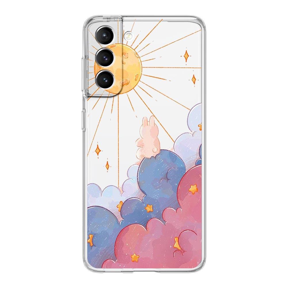 Phone Case For Samsung Galaxy S24 Ultra S23 FE S22 S20 S21 5G S10 S9 Plus S10E S8 Soft Silicone Cute Cartoon Candy Painted Cover