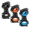 Upgraded Bicycle Holder - 360° Rotation 3-Setting Flashlight & Mini Pump Mount | Perfect for Night Rides (No Battery)