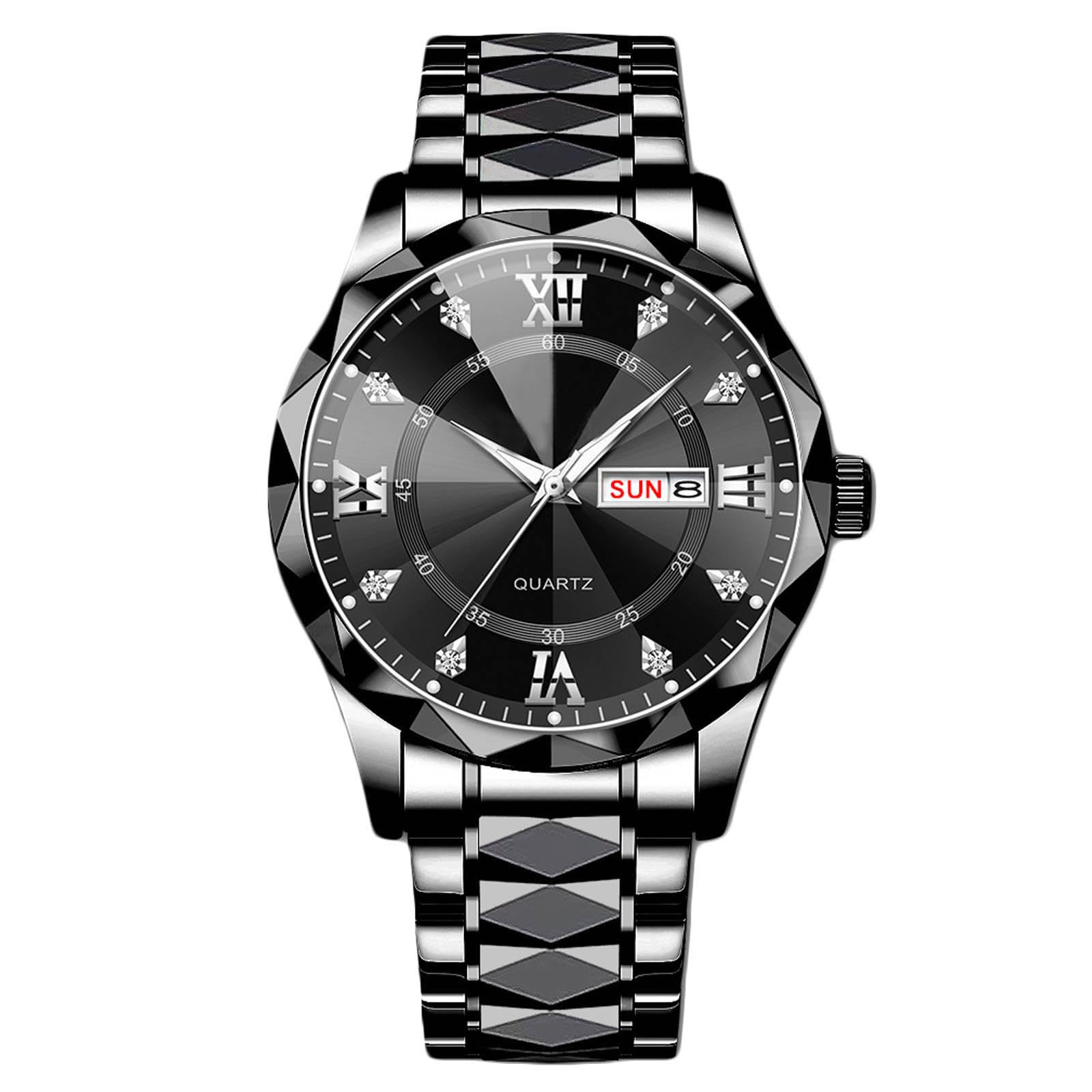 RORIOS Men s Watch, Multifunctional, Date Display, Quartz Watch, Luminous, Lightweight, Waterproof, Stylish, Popular, Simple, Business, Father s Day,