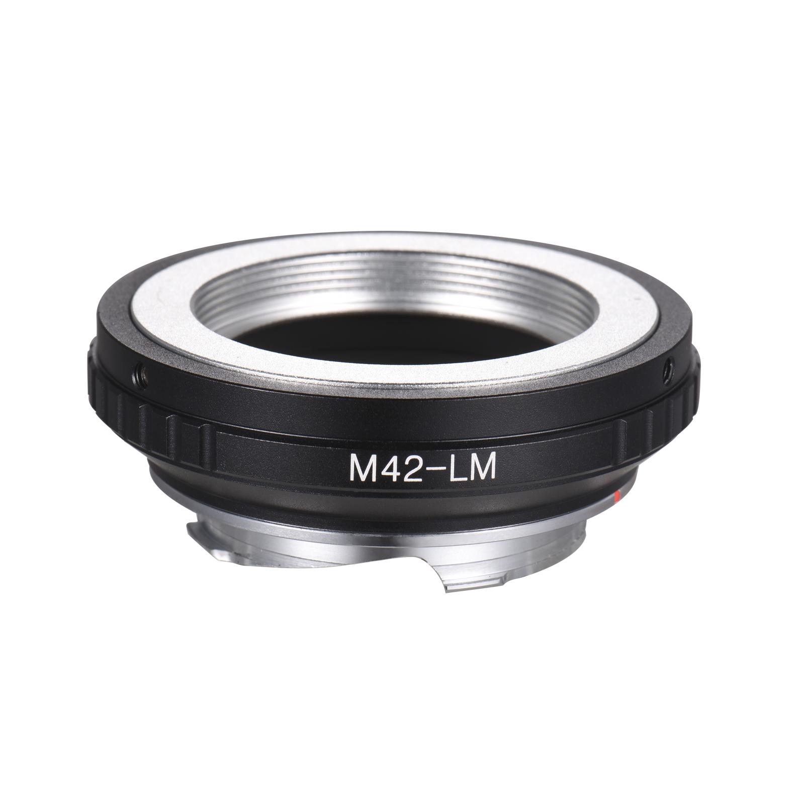 

M42 LM Camera Lens Adapter Ring Replacement for M42 Screw Mount Lens to Camera M240 M240P M262 M3 M2 M1 M4 M5 M6 MP чёрный